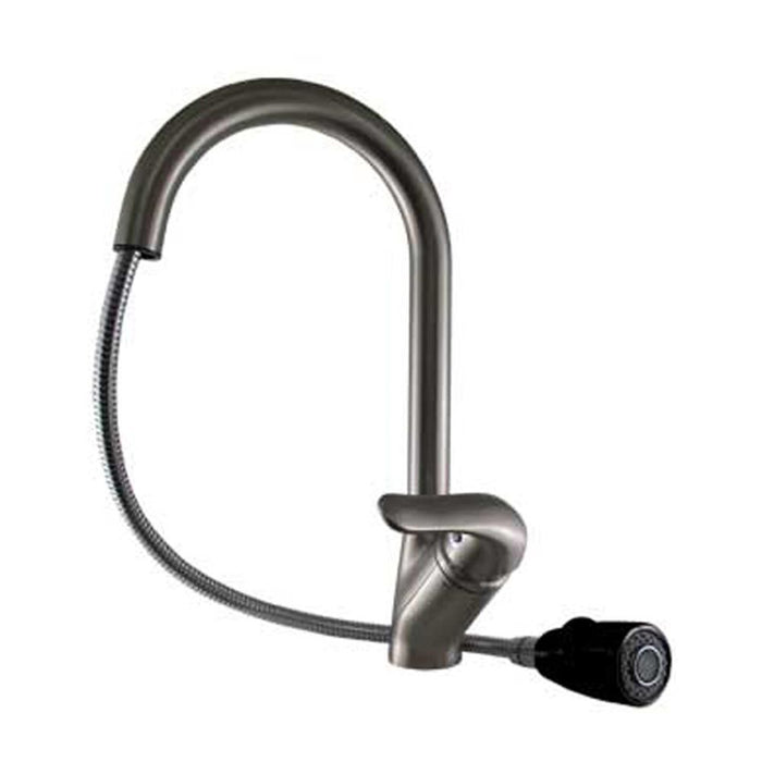 Whitehaus Rainforest Single Hole Faucet with Pull Out Spray