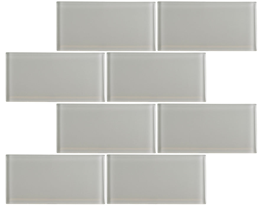 Whisper Gray 3" x 6" Subway Tile