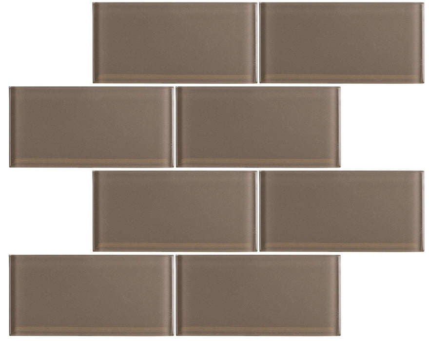 Gravel 3" x 6" Subway Tile