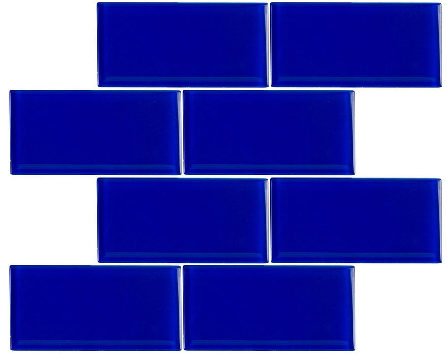 Caribbean Blue 3" x 6" Subway Tile