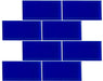 Caribbean Blue 3" x 6" Subway Tile