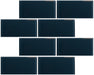 Nightfall 3" x 6" Subway Tile