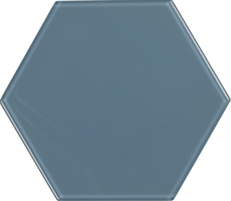 8" Downpour Hexagon Tile