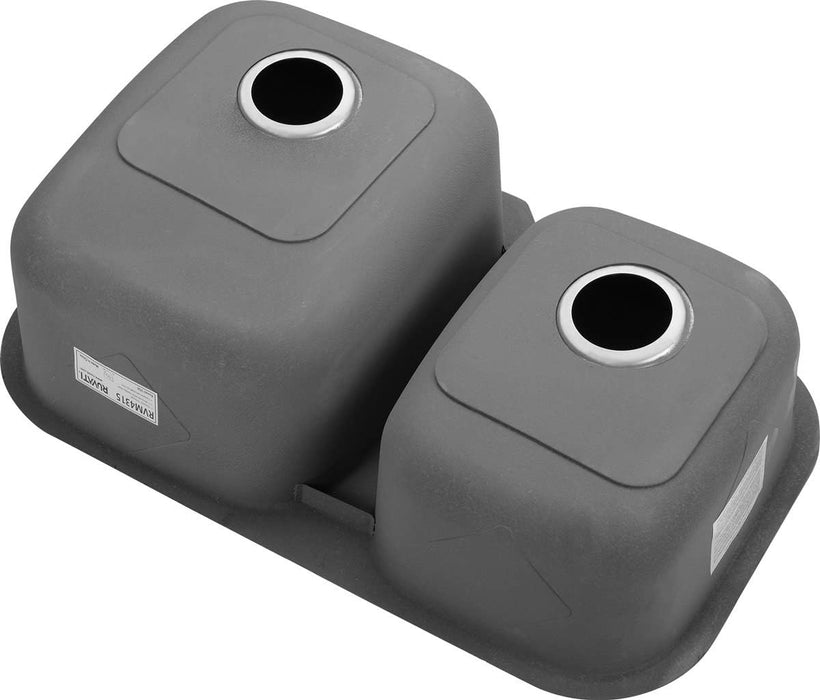 32-inch Undermount 40/60 Double Bowl 16 Gauge Stainless Steel Kitchen Sink - RVM4315