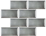 Charcoal Mist Back-Beveled 3" x 6" Subway Tile