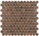 Antique Copper Nickels Mosaic