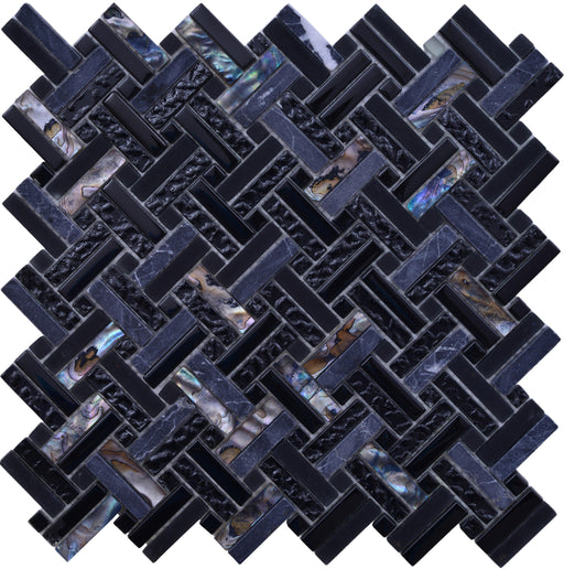 Dark Harbor 2By Basketweave Mosaic