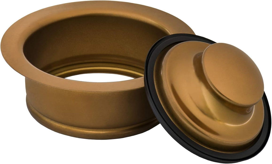 Garbage Disposal Flange for Kitchen Sinks - Copper Tone Stainless Steel - RVA1041CP