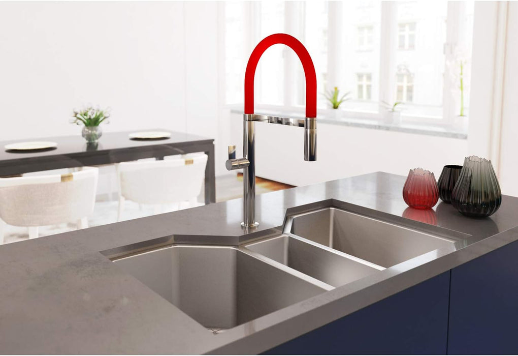 35" Triple Bowl Undermount 16 Gauge Stainless Steel Kitchen Sink