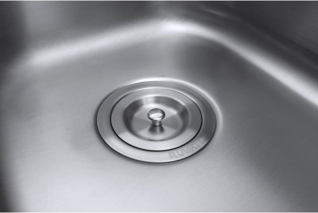 29-inch Undermount 60/40 Double Bowl 16 Gauge Stainless Steel Kitchen Sink - RVM4500