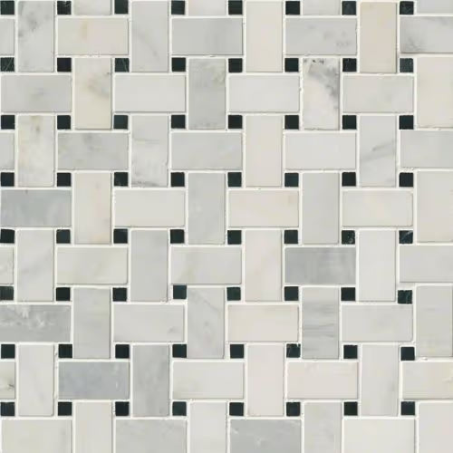 Arabescato Carrara Basketweave