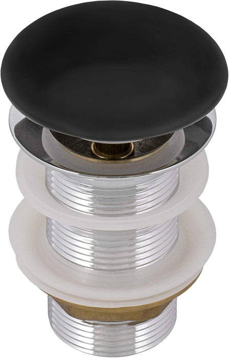 20 x 16 inch Bathroom Vessel Sink Silver Decorative Art Above Vanity Counter Black Ceramic - RVB2016BS