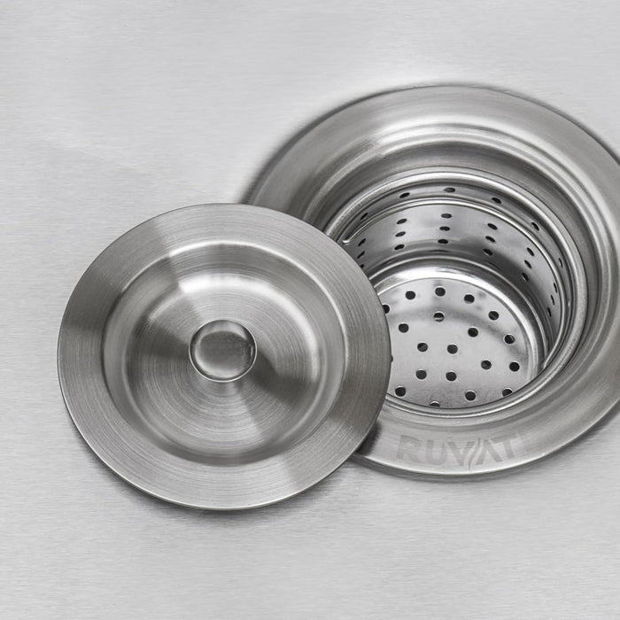 RVA1025 Kitchen Sink Basket Strainer - Stainless Steel