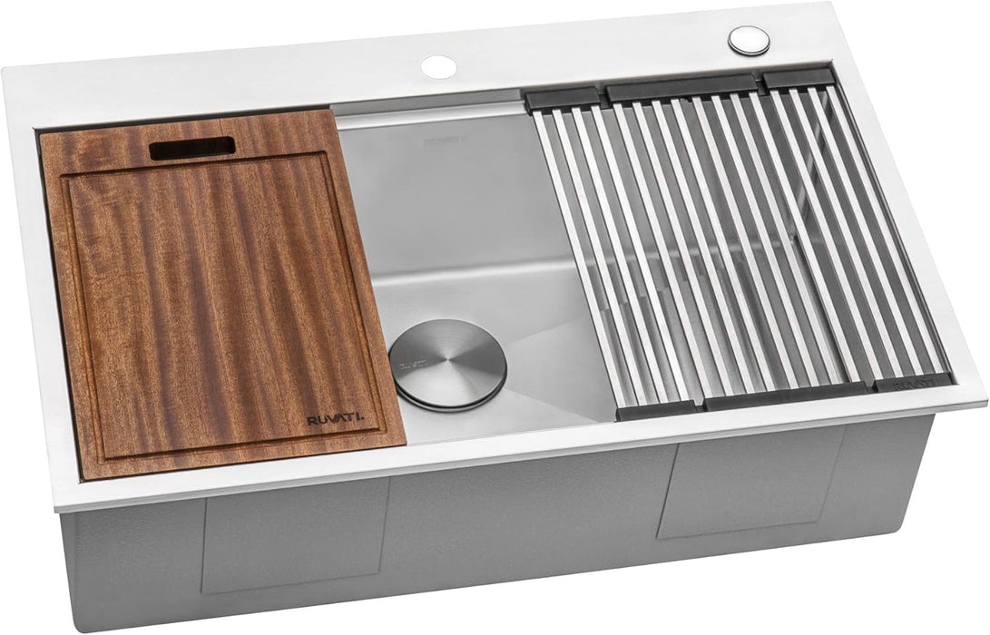 Stainless Steel and Silicone Foldable Drying Rack for Workstation Sinks Dish Mat Trivet - RVA1395