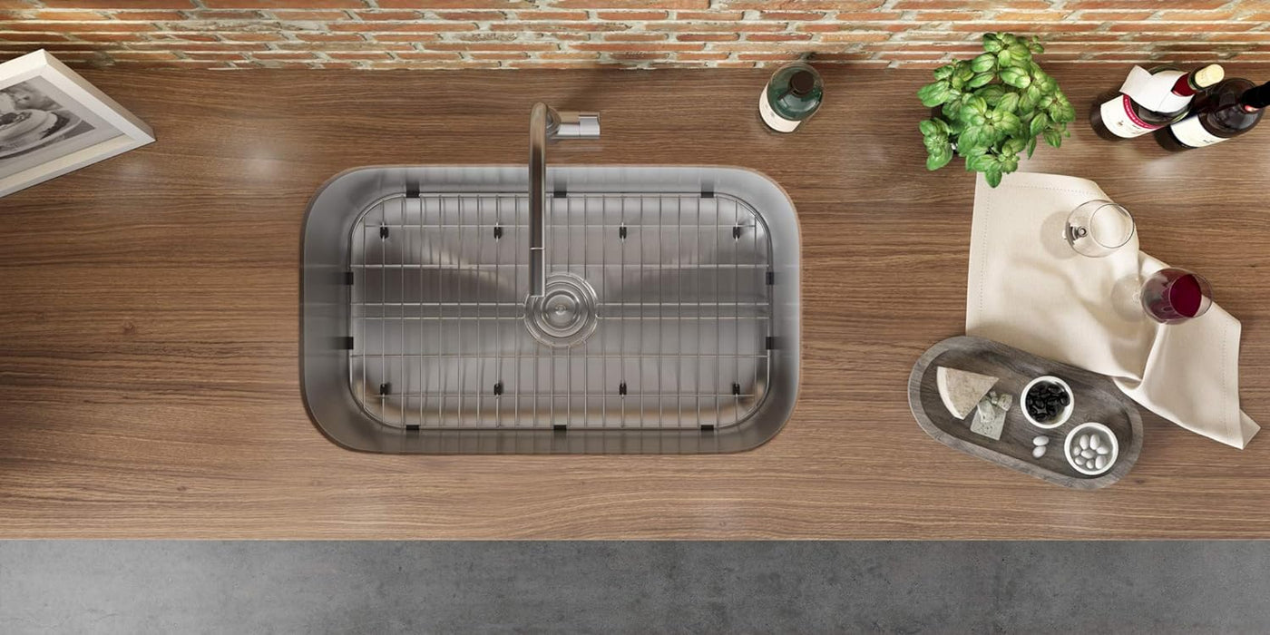 30-inch Undermount 16 Gauge Stainless Steel Kitchen Sink Single Bowl - RVM4250