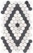 Black n White Diamonde Mosaic - Unique Design Solutions