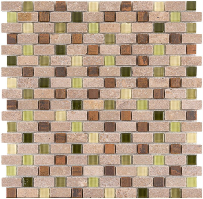 Pistachio 5/8" Combo Mosaic