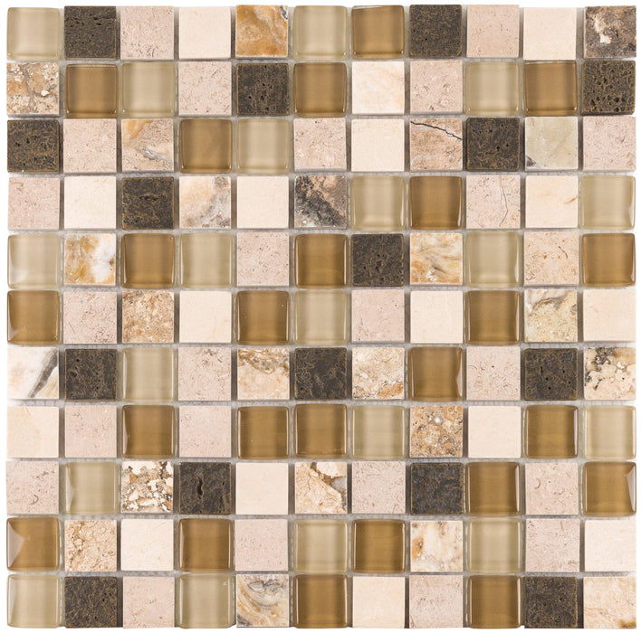 Sandy Bronze 1" x 1" Mosaic