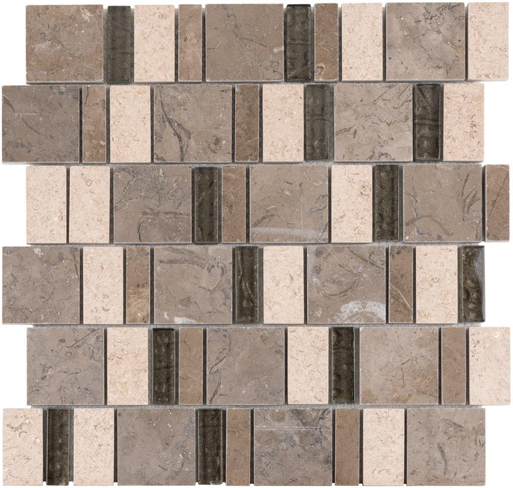 Platinum Greige 2By Combo Mosaic