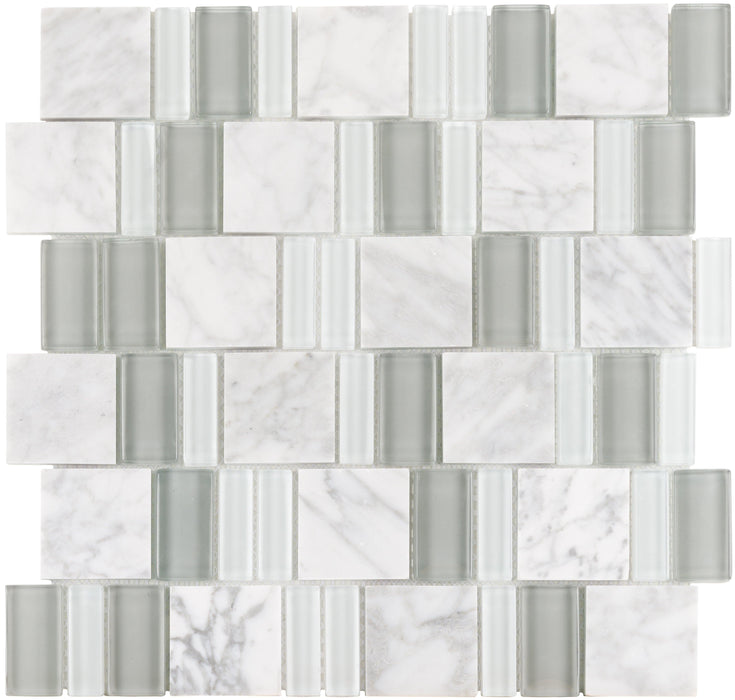 White Fossil 2By Combo Mosaic