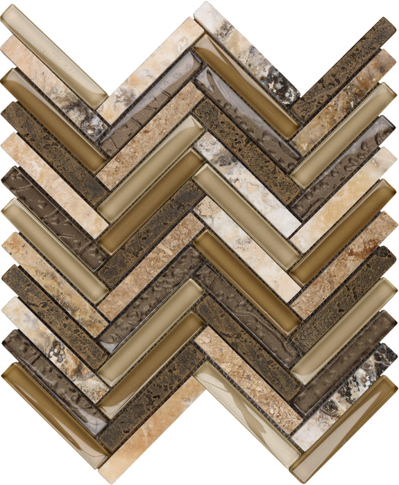 Tyndall 5/8" x 4" Herringbone Mosaic