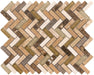 Amber Sway Herringbone Mosaic