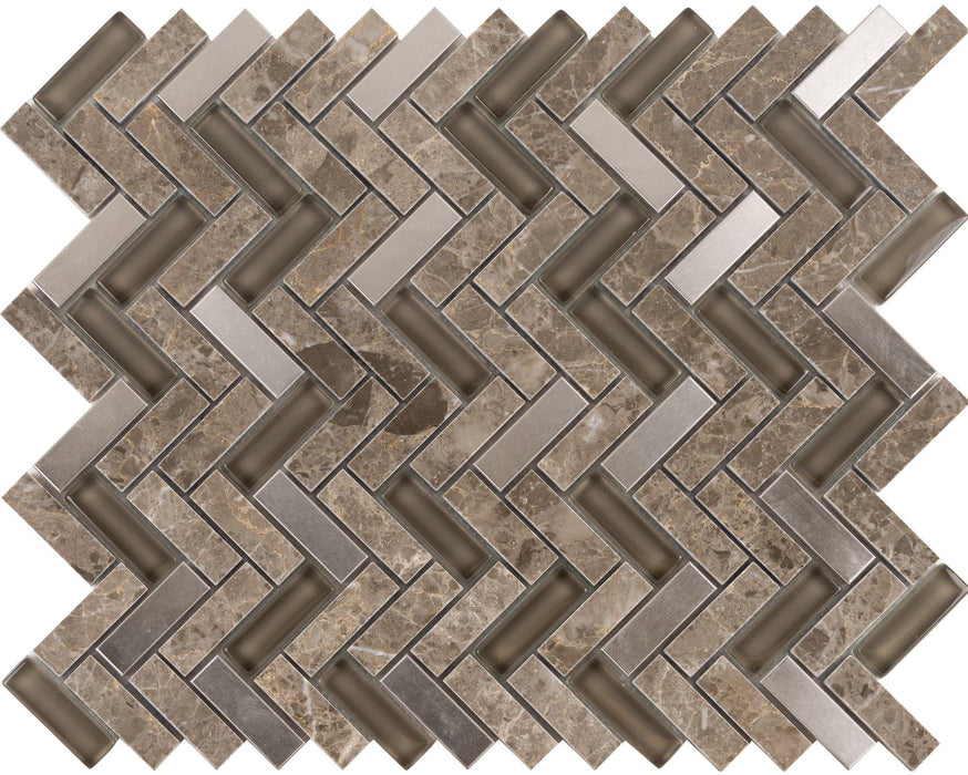 Sawtooth Mountain Herringbone Mosaic