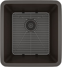 ESI QS1618 Small Single Bowl Quartz Composite Sink view 1