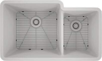 ESI QS6040 60/40 Double Bowl Quartz Composite Sink