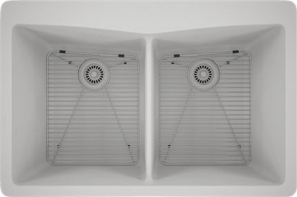 ESI QS5050TM 50/50 Drop-in Quartz Composite Sink
