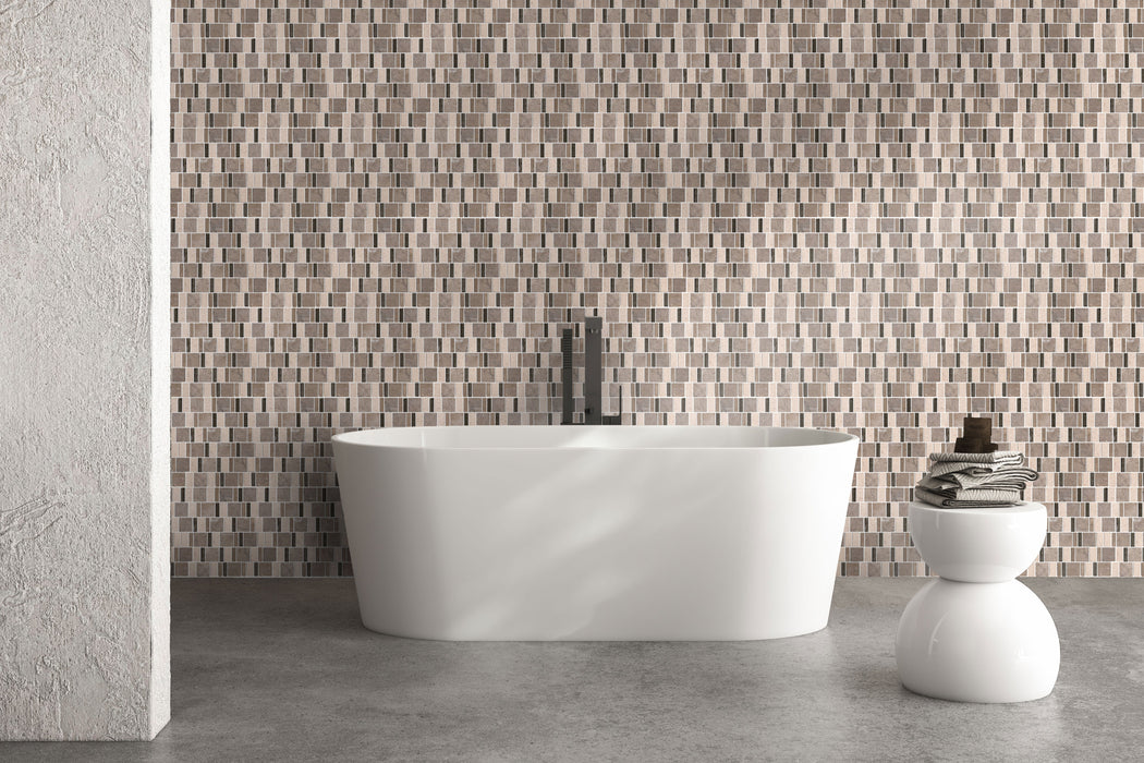 Platinum Greige 2By Combo Mosaic