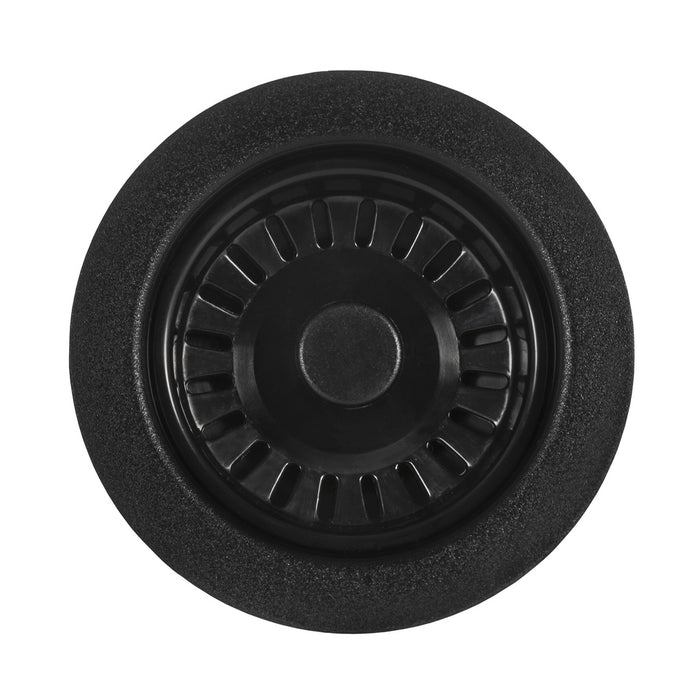 Kitchen Sink Basket Strainer Drain Assembly - Matte Black - RVA1038BL