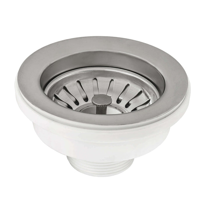 Ruvati Basket Strainer for Thick Fireclay Kitchen Sink Drain Assembly - Stainless Steel - RVA1039ST