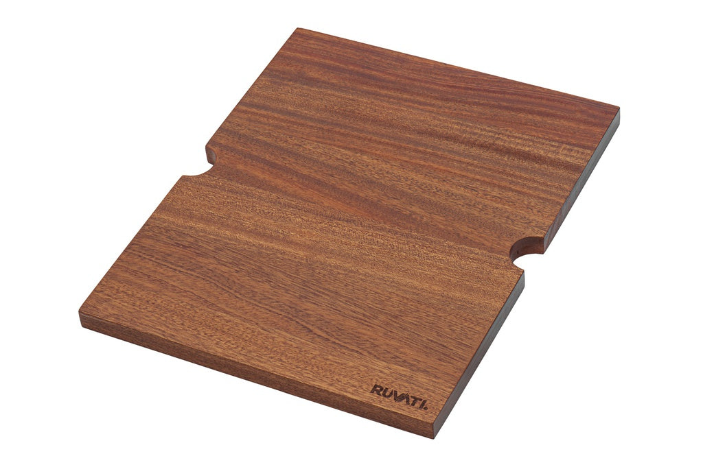 13-1/2 x 17 inch Solid Wood Replacement Cutting Board Sink Cover for workstation sink