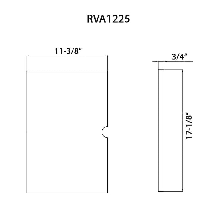 Ruvati Solid Wood Replacement Cutting Board for RVU6425 workstation sink – 1 piece