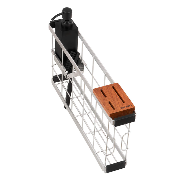 Ruvati Multi-function Workstation Organizer and Caddy with Soap Dispenser and Knife Block