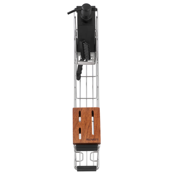 Ruvati Multi-function Workstation Organizer and Caddy with Soap Dispenser and Knife Block