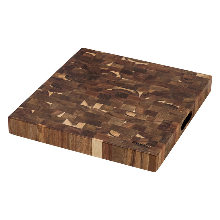 17 x 16 x 2 inch thick End-Grain Acacia Butcher Block Solid Wood Large Cutting Board - RVA2445ACA