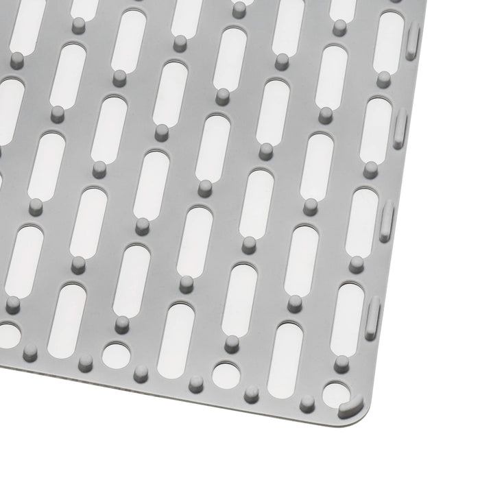 Ruvati Silicone Bottom Grid Sink Mat for RVG1033 and RVG2033 Sinks – Grey