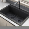Ruvati Silicone Bottom Grid Sink Mat for RVG1302 and RVG2302 Sinks – Black