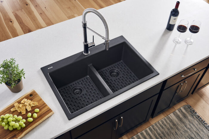 Ruvati Silicone Bottom Grid Sink Mat for RVG1385 and RVG2385 Sinks - Black – RVA41385BK