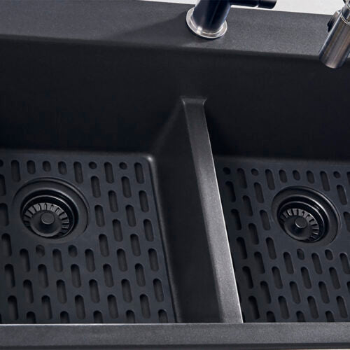 Ruvati Silicone Bottom Grid Sink Mat for RVG1385 and RVG2385 Sinks - Black – RVA41385BK