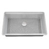 Ruvati Silicone Bottom Rinse Grid Sink Mat for RVH8300 Sink – Gray