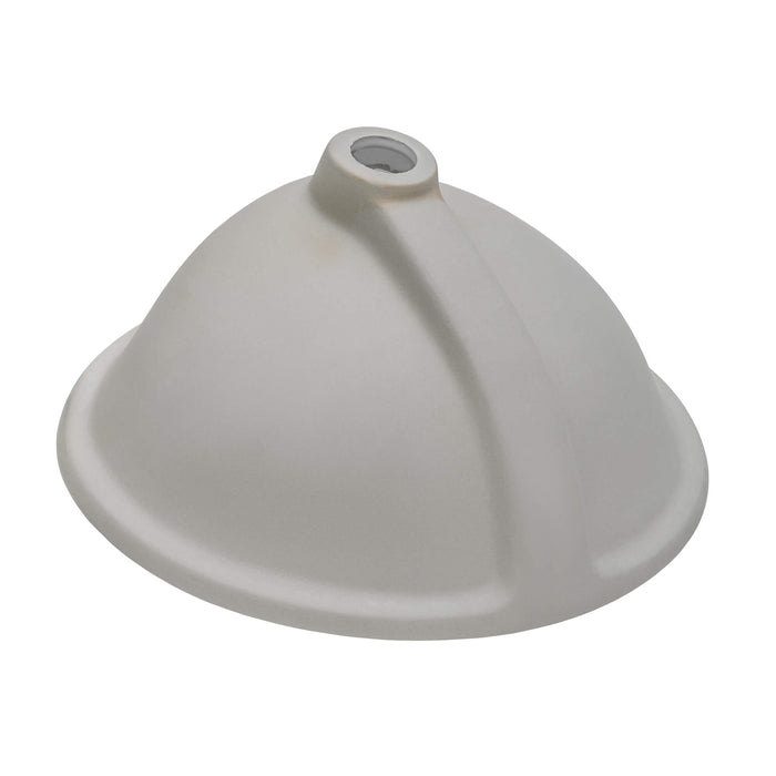 16 x 13 inch Undermount Bathroom Sink White Oval Porcelain Ceramic with Overflow