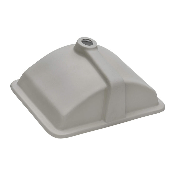 18 x 12 inch Undermount Bathroom Vanity Sink White Rectangular Porcelain Ceramic with Overflow - RVB0721