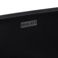 Ruvati 19-inch Matte Black epiStone Solid Surface Modern Bathroom Vessel Sink