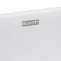 Ruvati 19-inch Matte White epiStone Solid Surface Modern Bathroom Vessel Sink