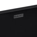 Ruvati 23-inch Matte Black epiStone Solid Surface Modern Bathroom Vessel Sink