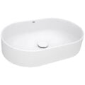 Ruvati 23-inch Matte White epiStone Solid Surface Modern Bathroom Vessel Sink