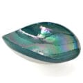 Ruvati 19 inch Murano Glass Art Vessel Seashell Decorative Pattern Bathroom Sink – Seafoam Green